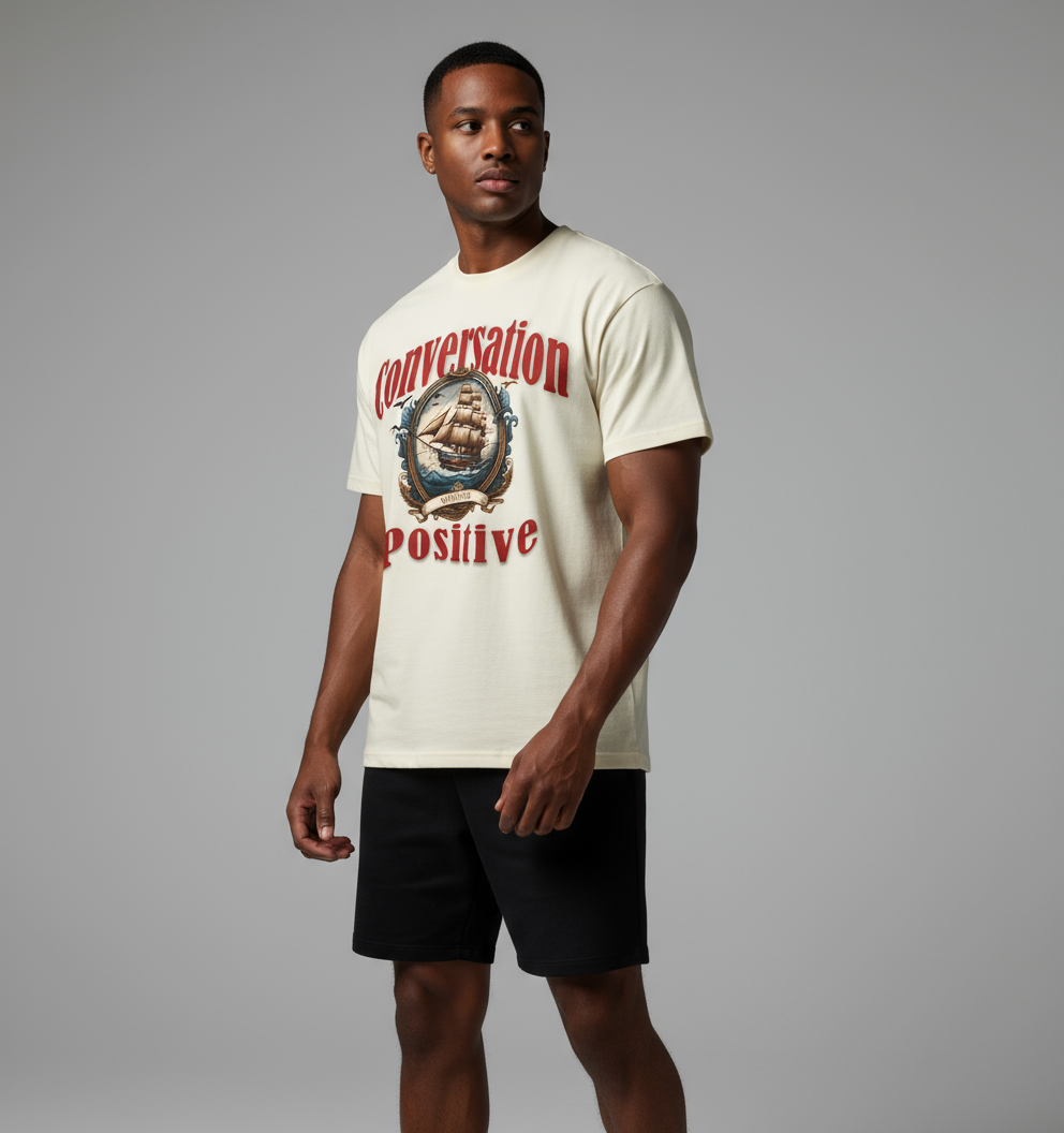 Conversation Positive Vintage Navigating T-Shirt
