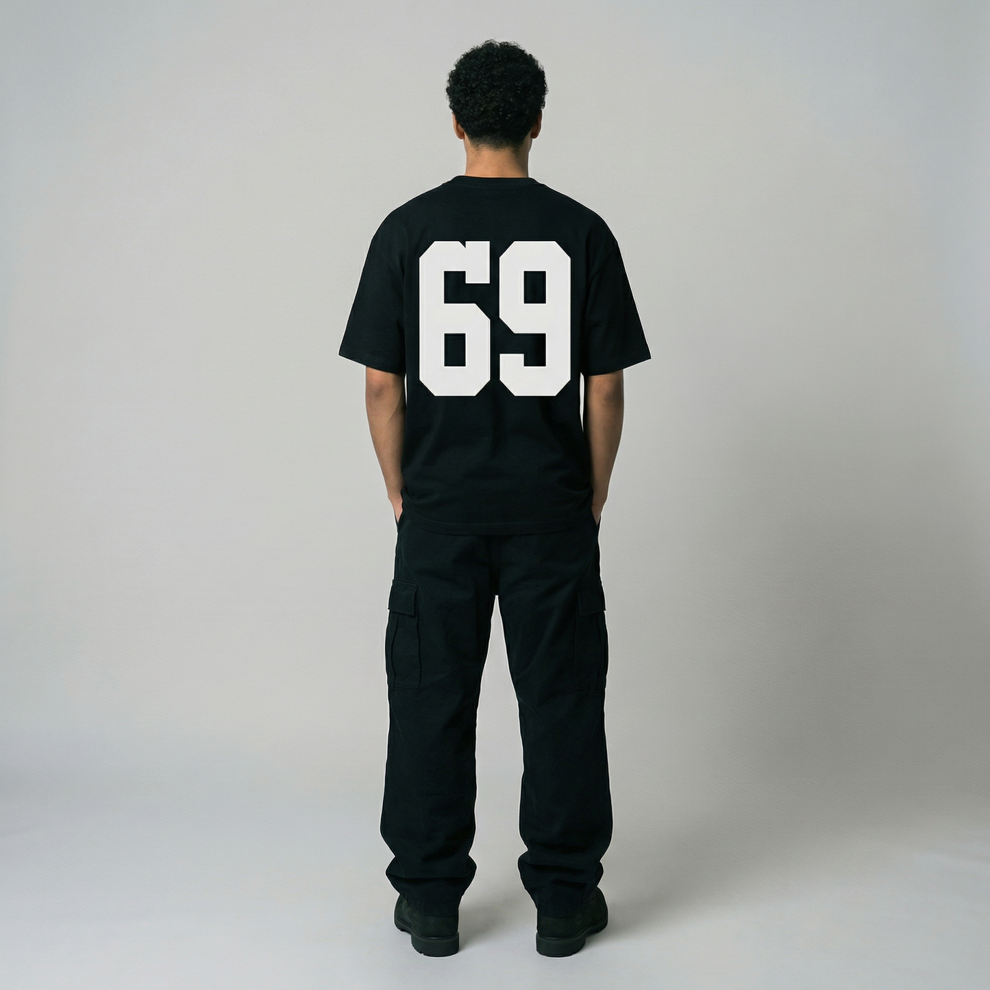 Conversation Positive 69 Varsity T-Shirt In Black