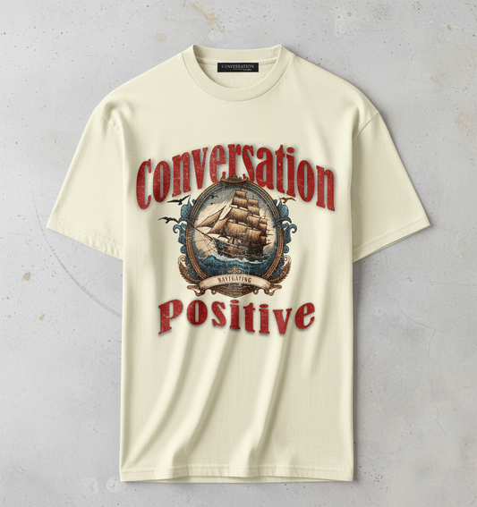 Conversation Positive Vintage Navigating T-Shirt