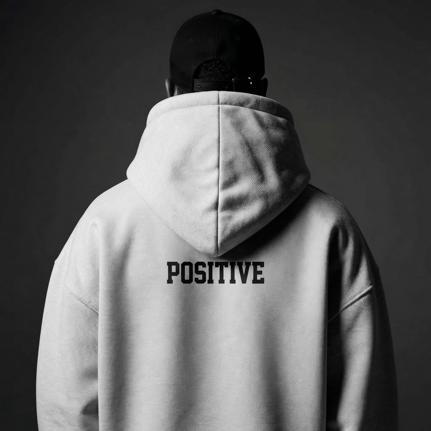 Conversation Positive Varsity Oversized Hoodie