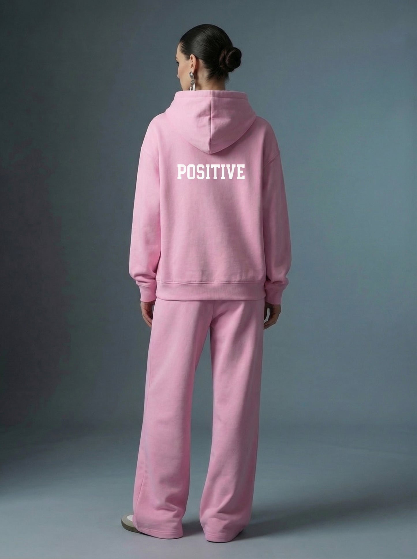 Conversation Positive Varsity Oversized Hoodie