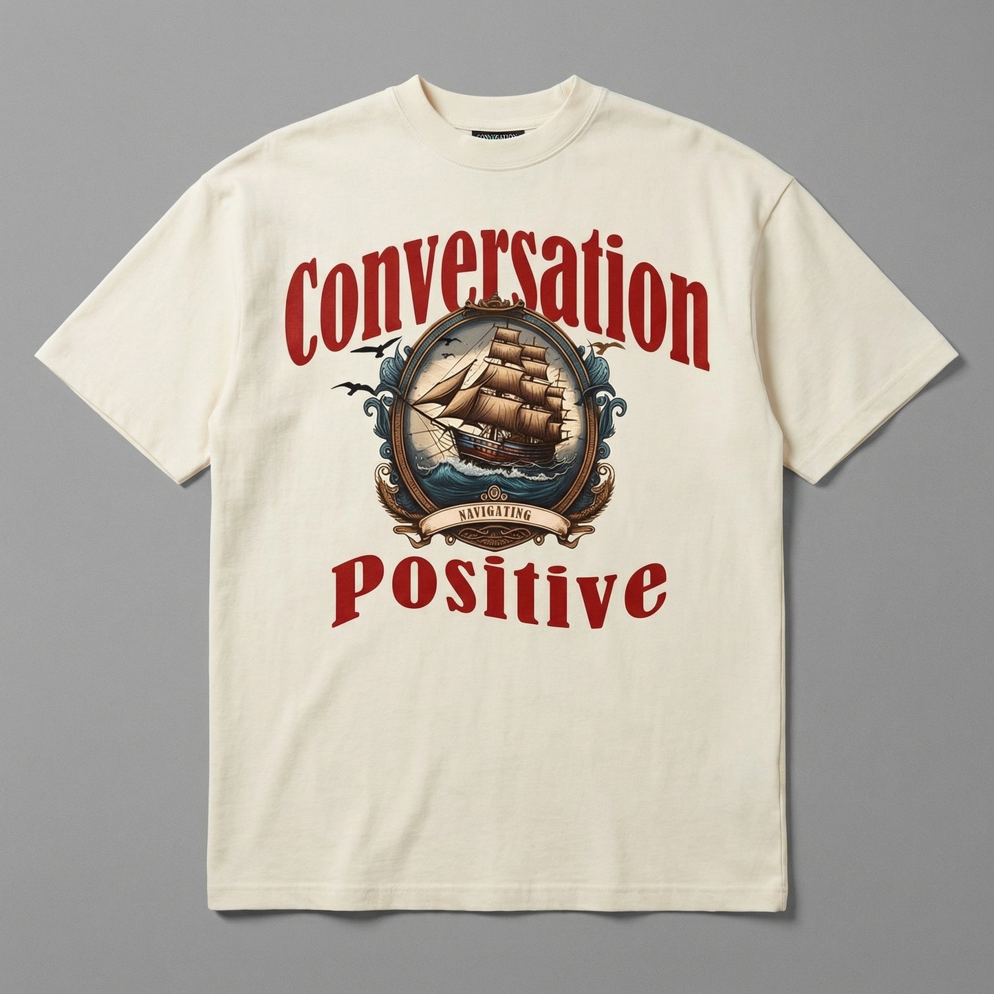 Conversation Positive Vintage Navigating T-Shirt