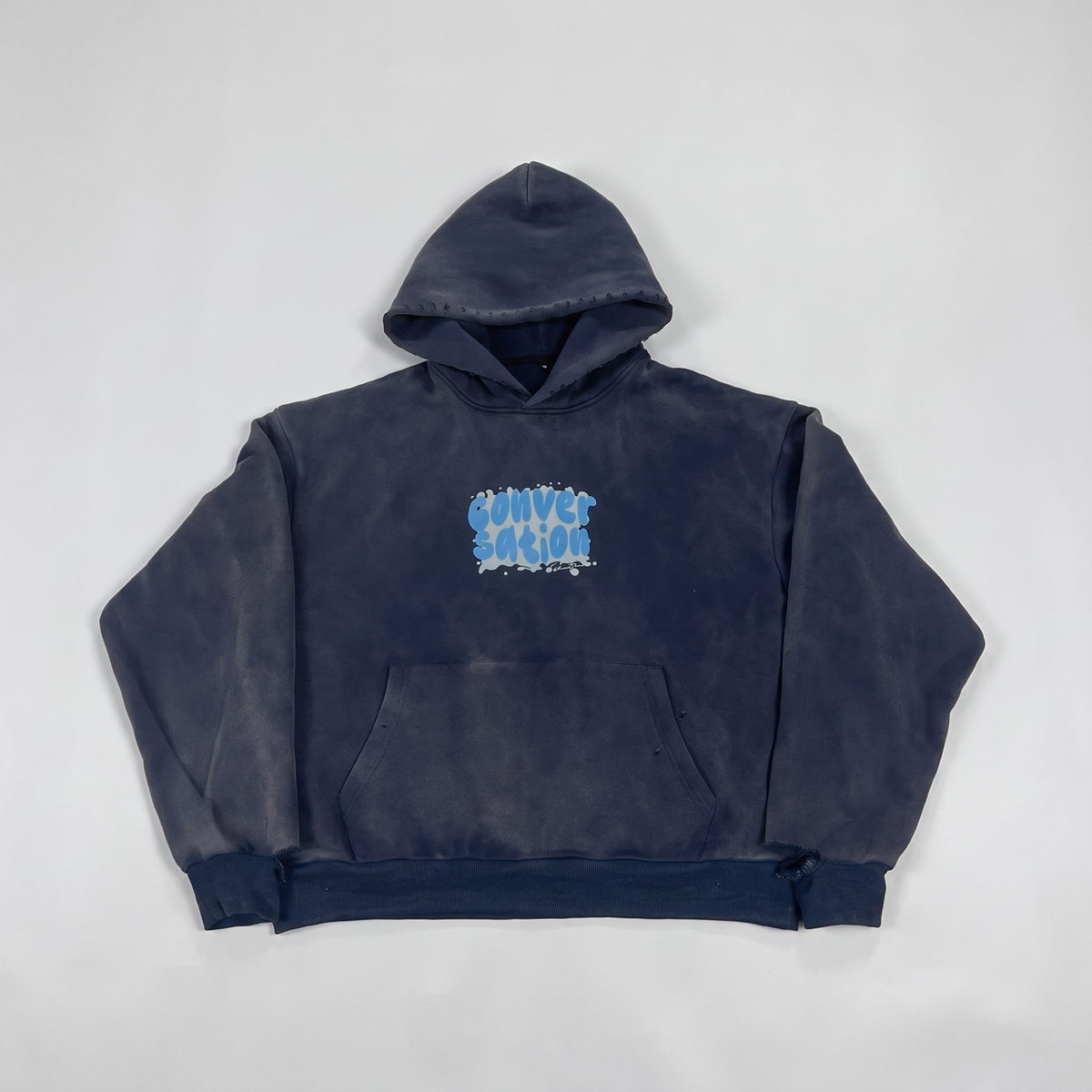 Blue Splash Heavyweight Hoodie