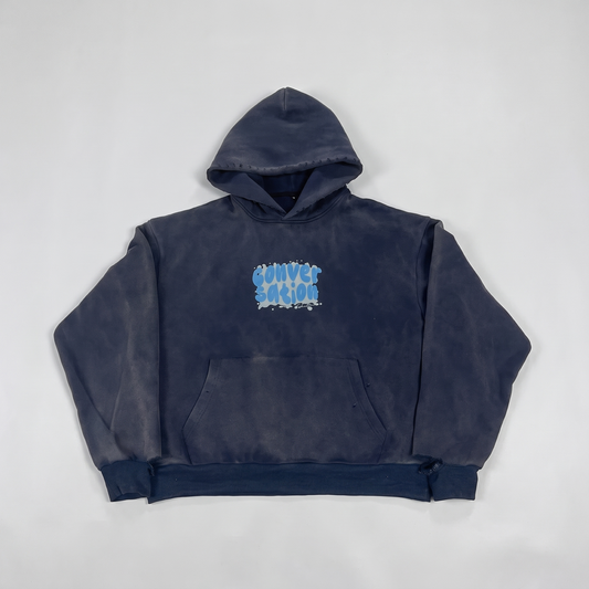 Blue Splash Heavyweight Hoodie