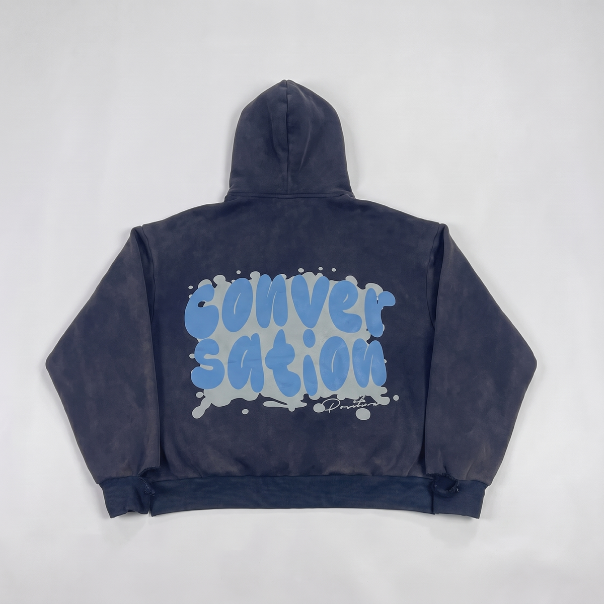 Blue Splash Heavyweight Hoodie